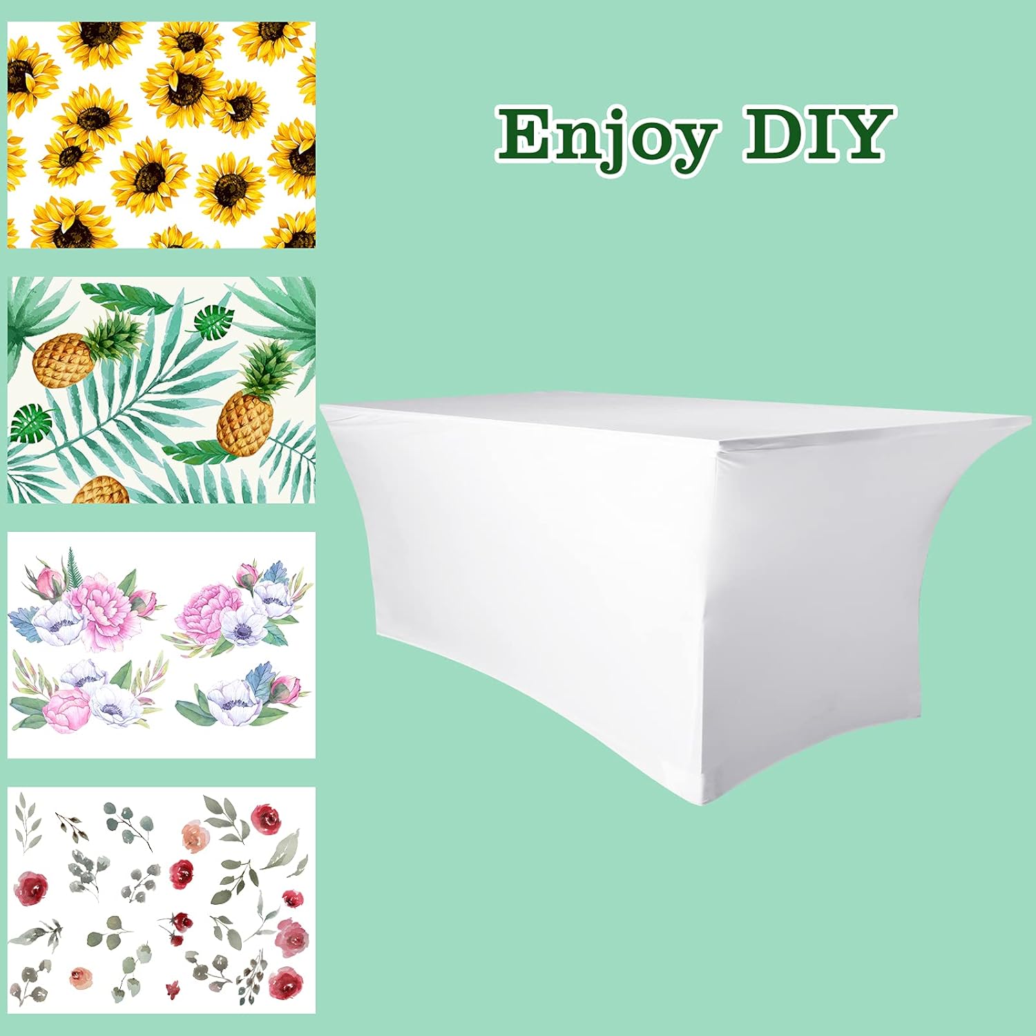 Sublimation Stretchable Polyester Tablecloth U26994