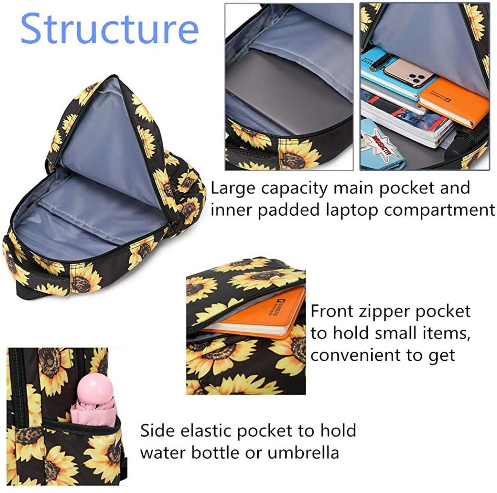 Sunflower Printing Backpack E27885