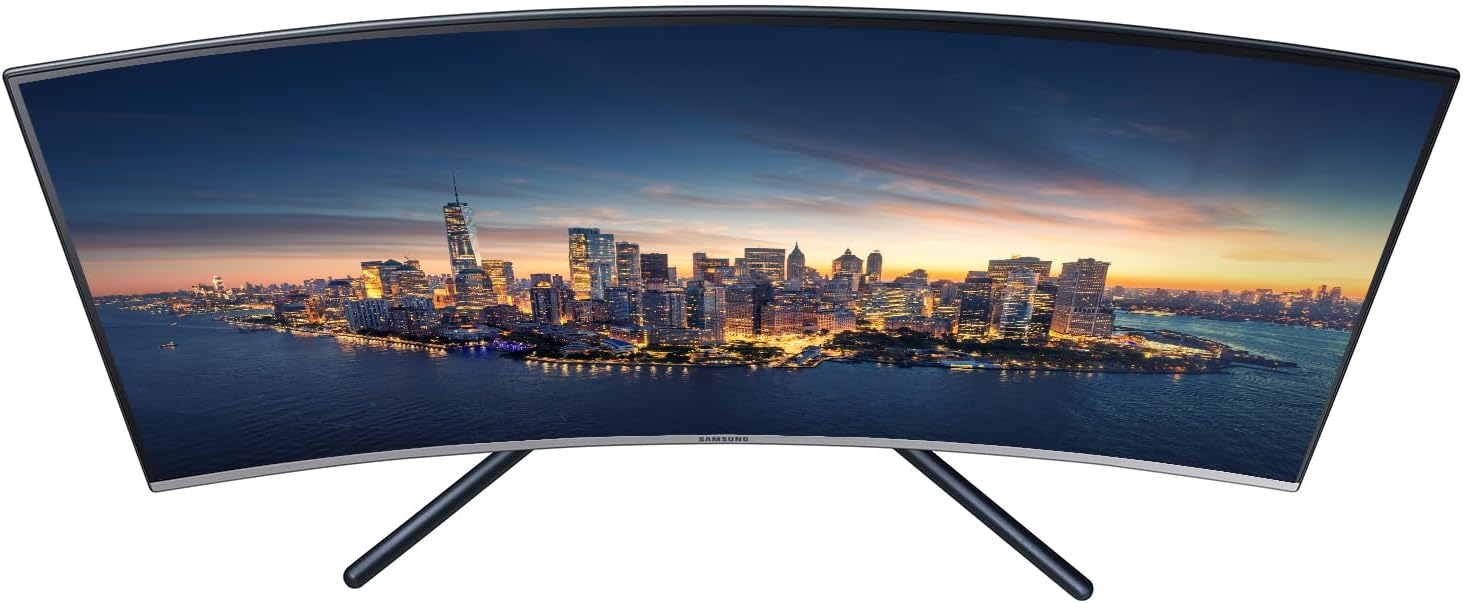 32-inch Curved 4K UHD IPS LCD Monitor, 2-Pack Bundle with Desk Mount Dual Monitor Stand S9262
