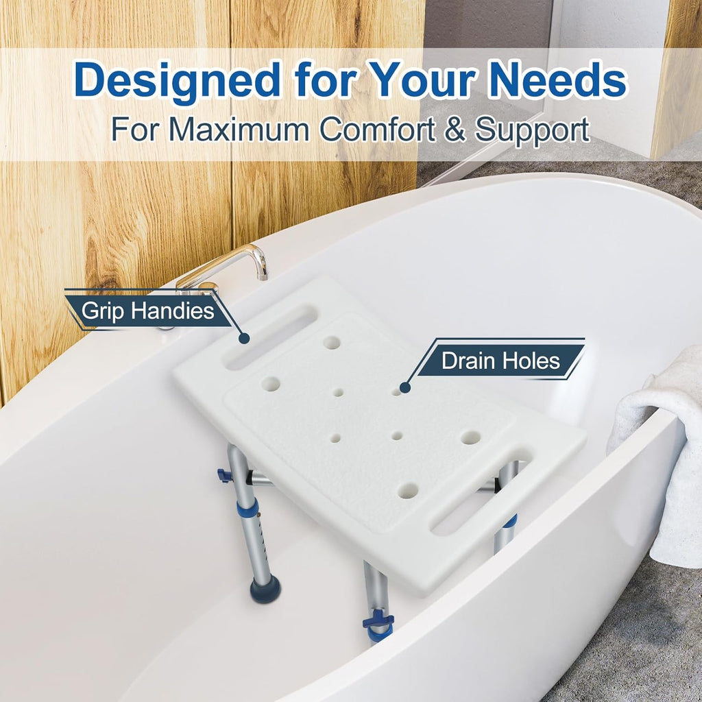 Adjustable Height Heavy Duty Shower Chair (Support 350lb) X601192