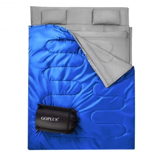 2 Person Waterproof Sleeping Bag with 2 Pillows S81262