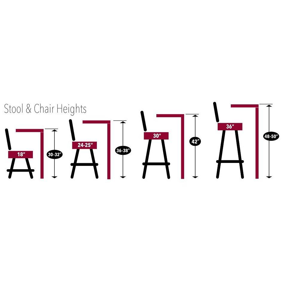Chrome Double Ring Swivel Bar Stool R1671