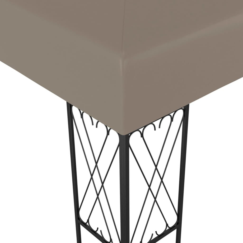 Taupe Fabric Canopy Tent Sun Shelter X186