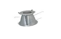 Specular Clear Finish Rotatable Wall Wash Recessed Commercial Reflector P9056