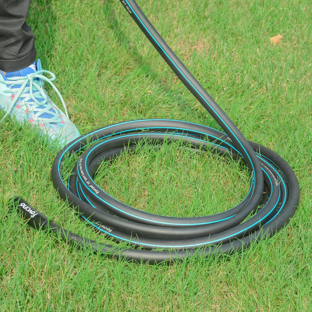 75ft Heavy Duty Hybrid Garden Hose with 3/4 Brass Fittings X523