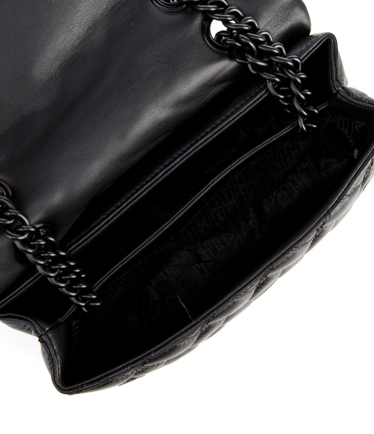Dark Green Quilted Shoulder Bag U721