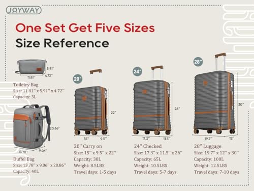 Expandable Carry on Luggage Suitcase with Spinner Wheels F271