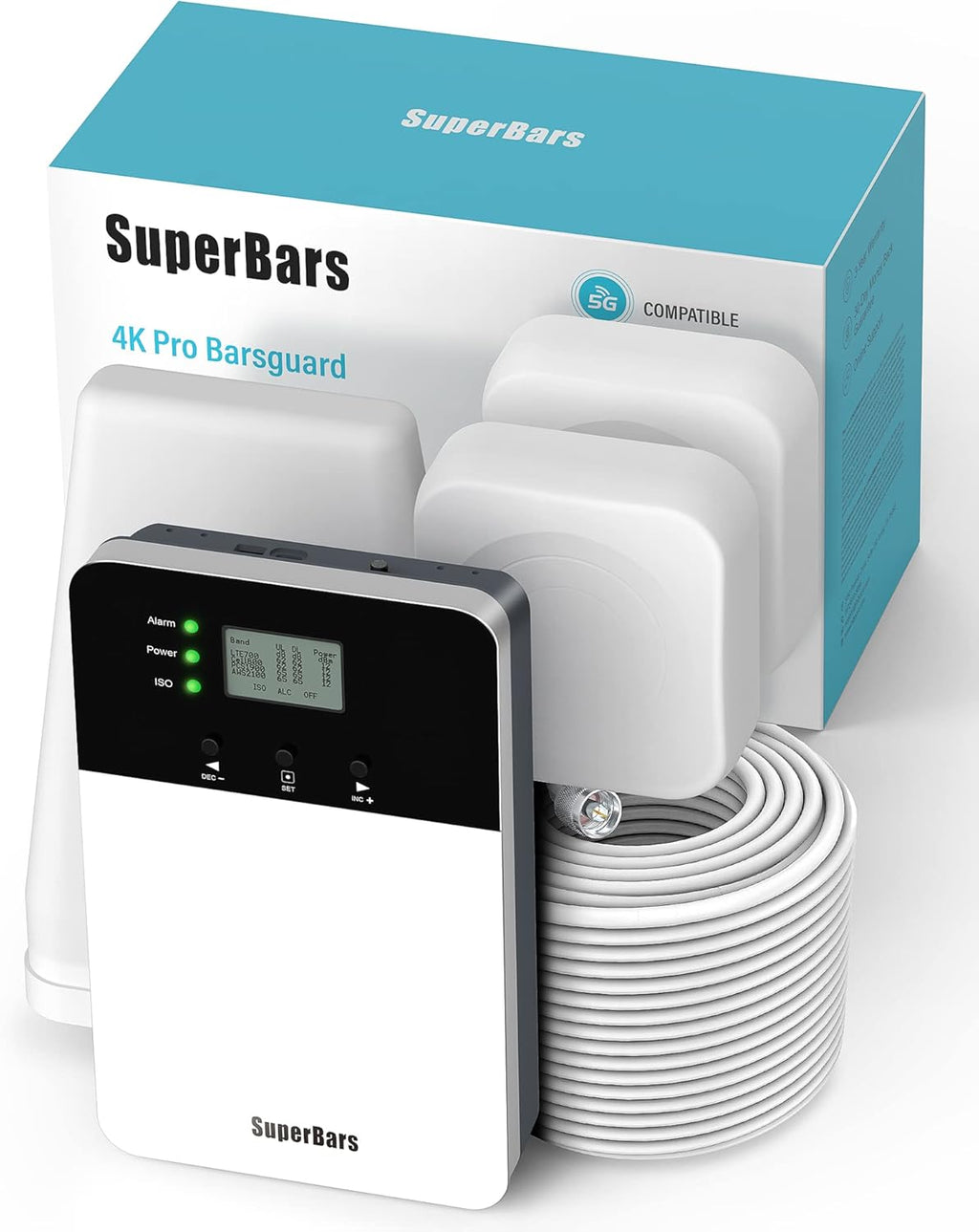 RV Cell Phone Booster and Signal Amplifier with Bendable Antenna O604