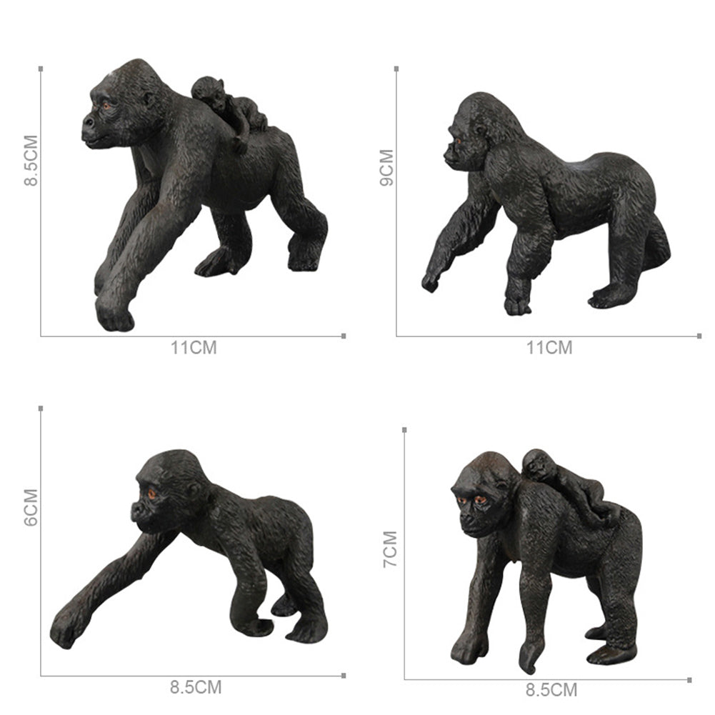 Simulation Gorilla Action Figure Solid Model Educational Toy P32218