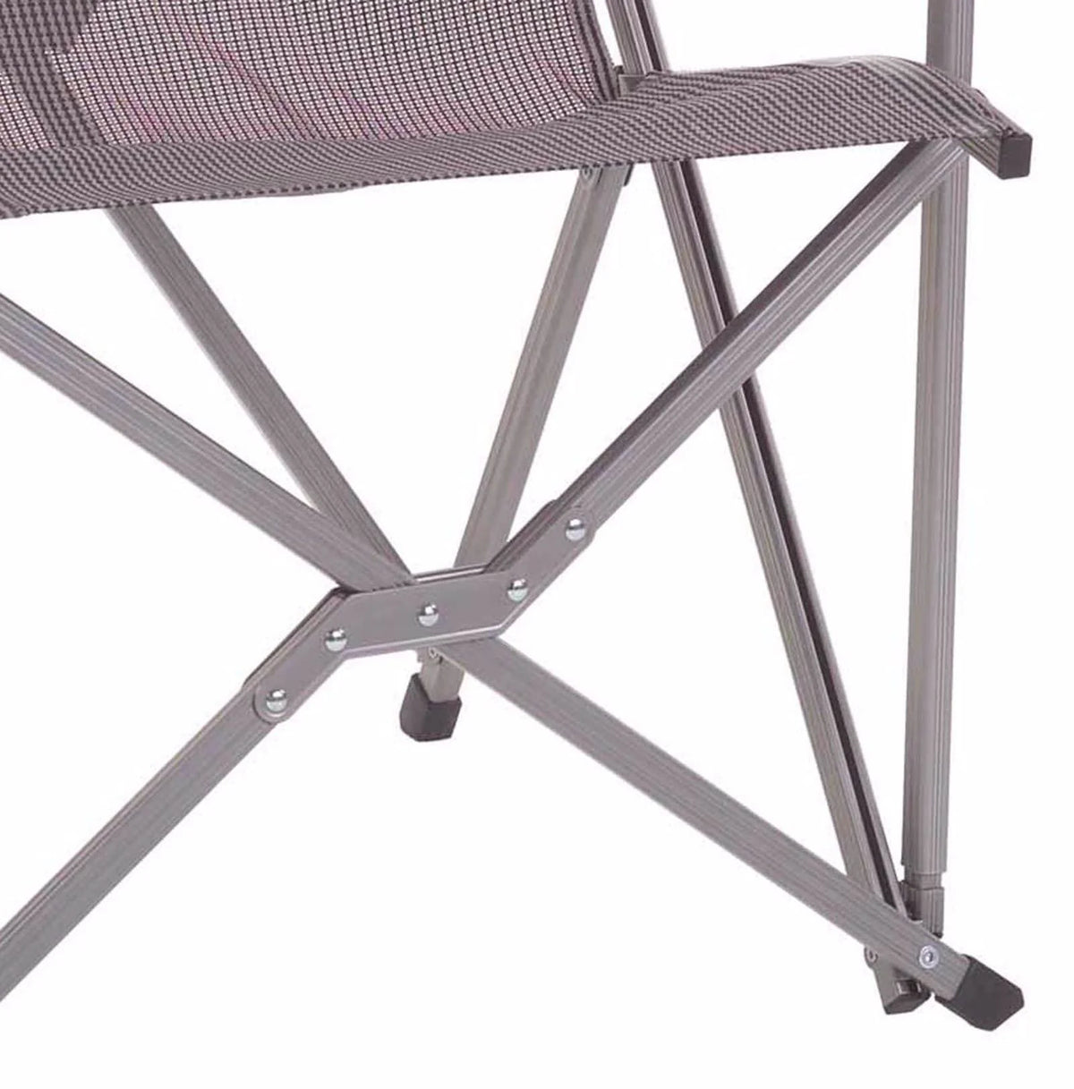 Gray Sling Chair with Drink Holder R527352