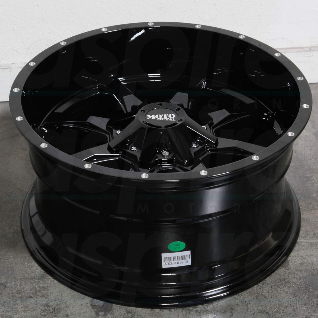 20x10 6x135/6x5.5" -24mm Gloss Black Wheel Rim 20" Inch S57983