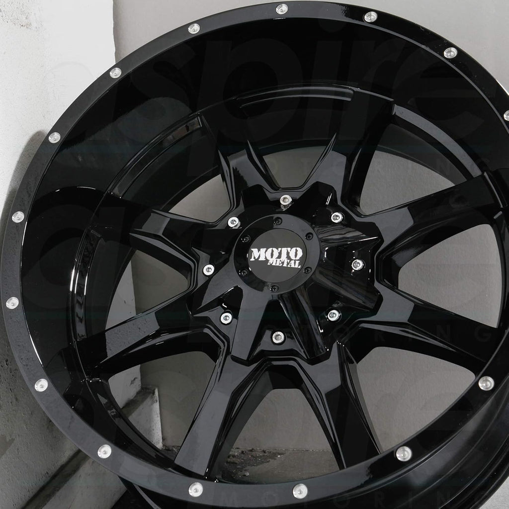 20x10 6x135/6x5.5" -24mm Gloss Black Wheel Rim 20" Inch S57983