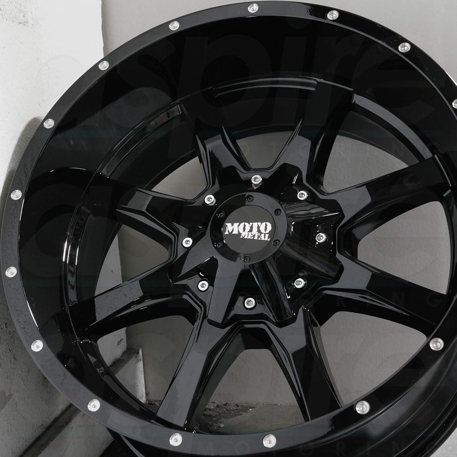 20x10 6x135/6x5.5" -24mm Gloss Black Wheel Rim 20" Inch S57983