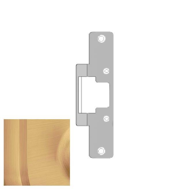 Satin Bronze Faceplate for Electric Strikes E5792