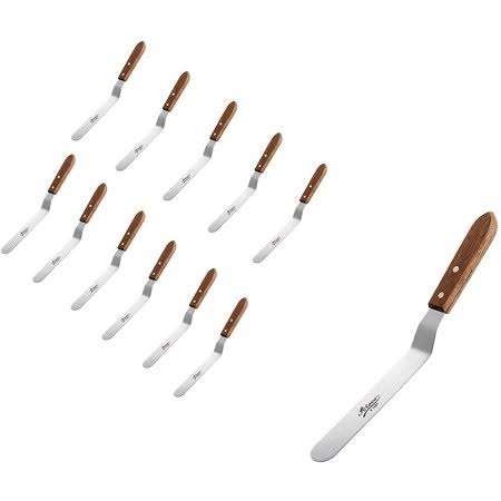 12 PC Offset Icing Spatula with Wood Handle W785309