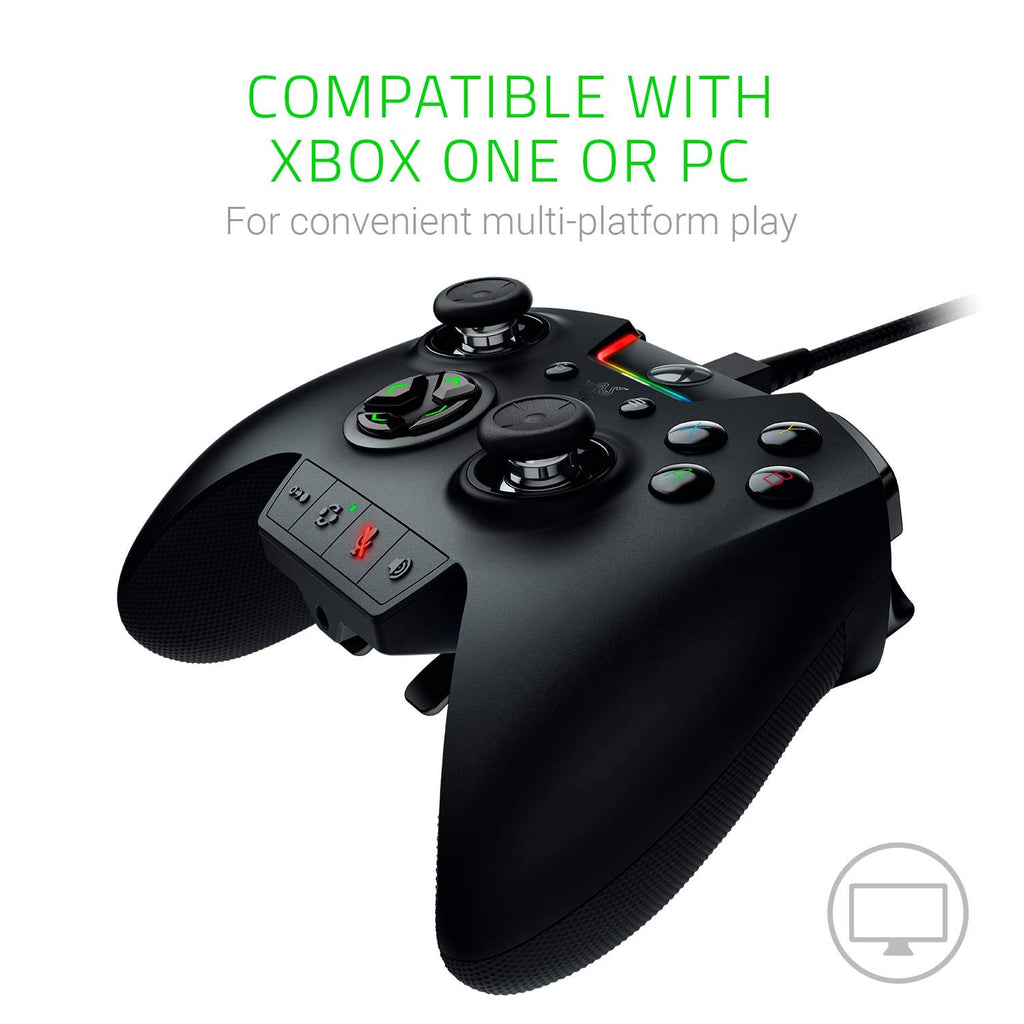 Black Officially Licensed Xbox One Controller with 6 Remappable Buttons and Triggers P677459