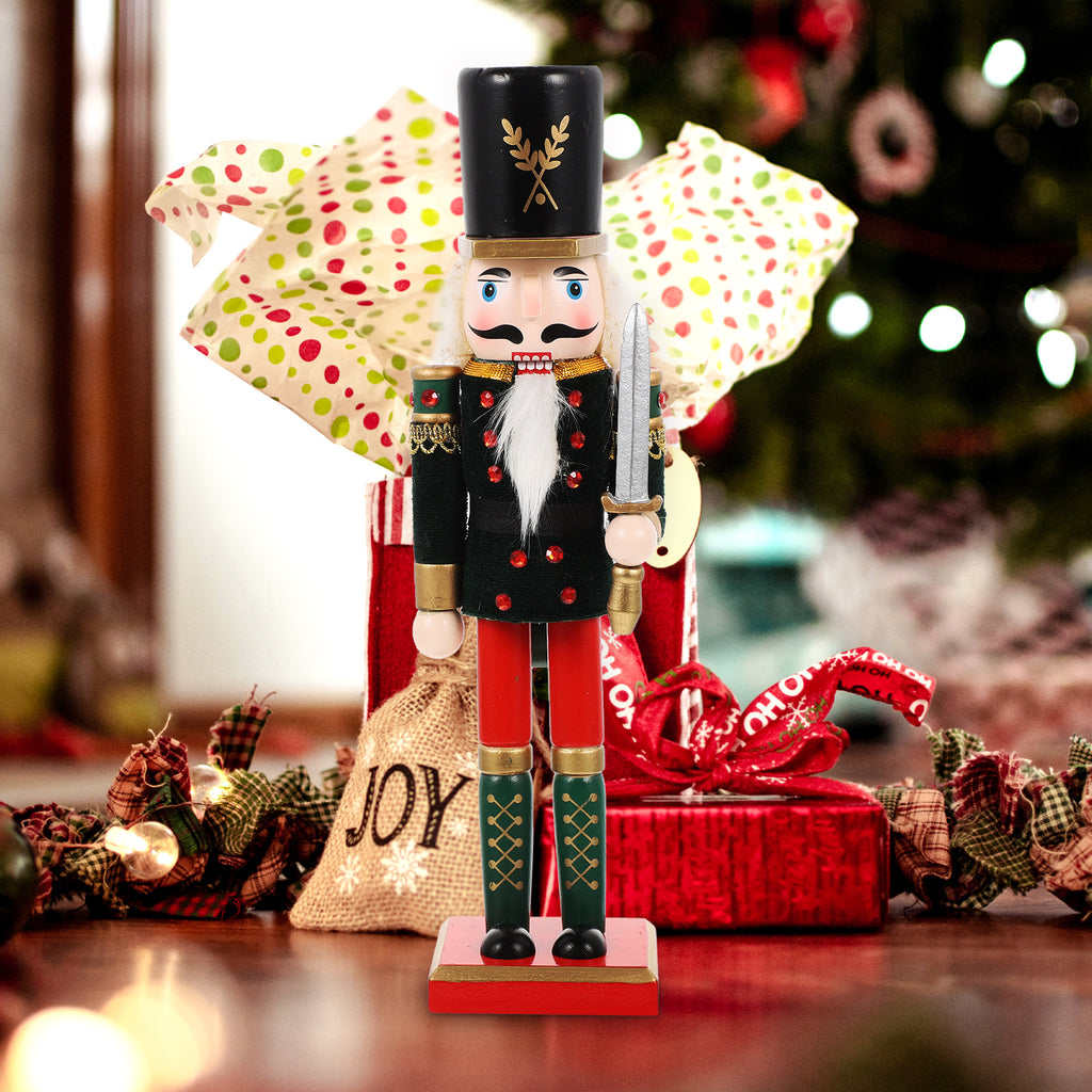 Walnut Wooden Nutcracker Doll Christmas Decorations Z269