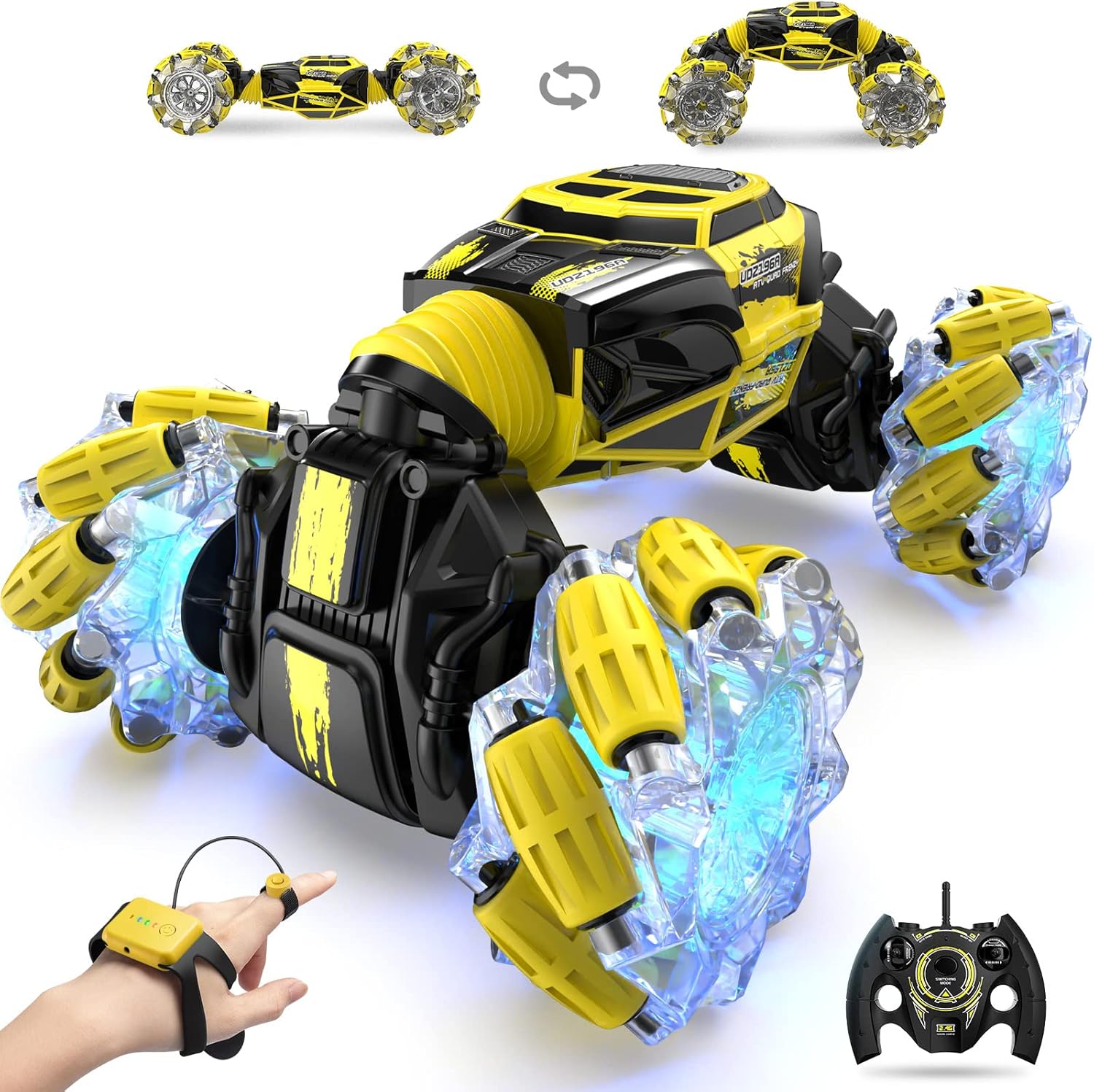 Remote Control Car 1:16 4WD Crawler 12.5MPH with 2 Rechargeable Batteries C2506