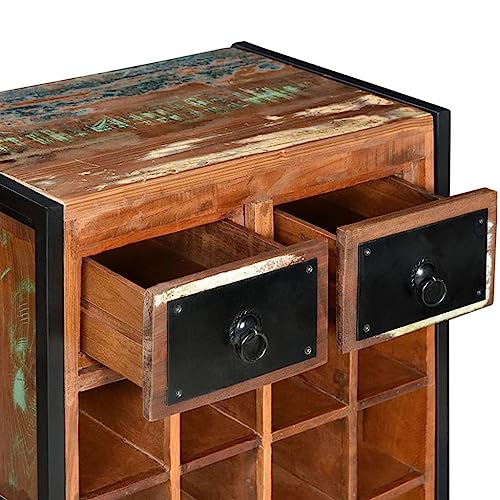 Solid Wood Wine Rack for 16 Bottles D656