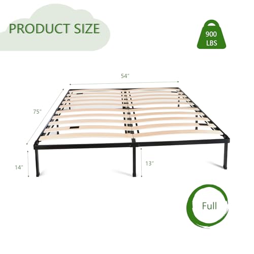 Black 14 Inch Metal Platform Bed Frame L9500