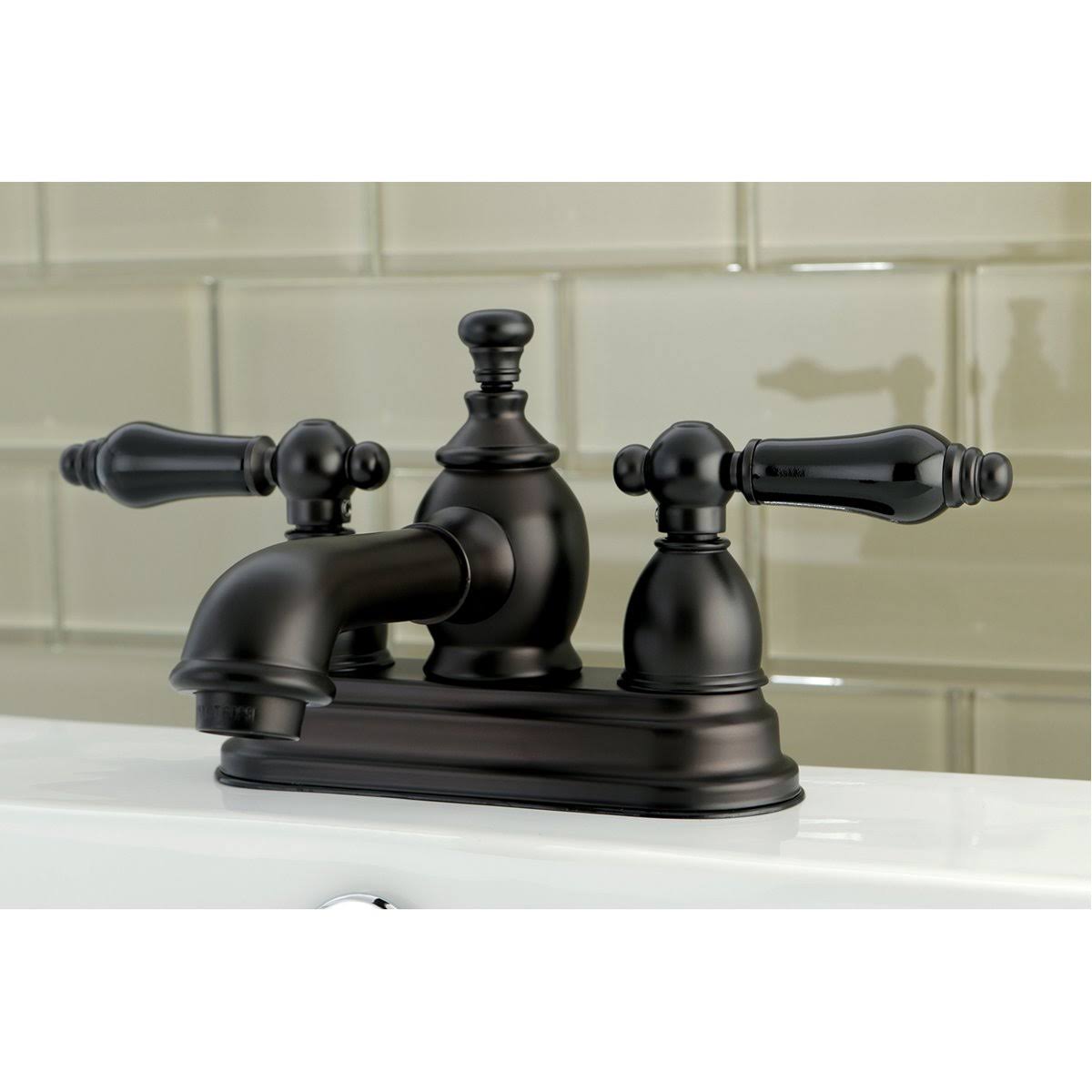 Polished Chrome Centerset Bathroom Faucet I919643