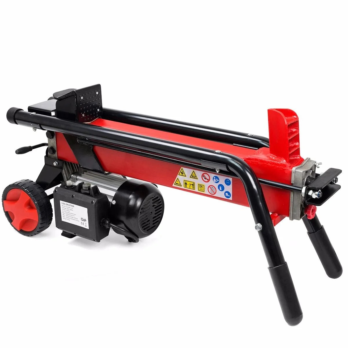 Electric 7-Ton Log Splitter 1500W Hydraulic Firewood Cutter with Wheel F425671