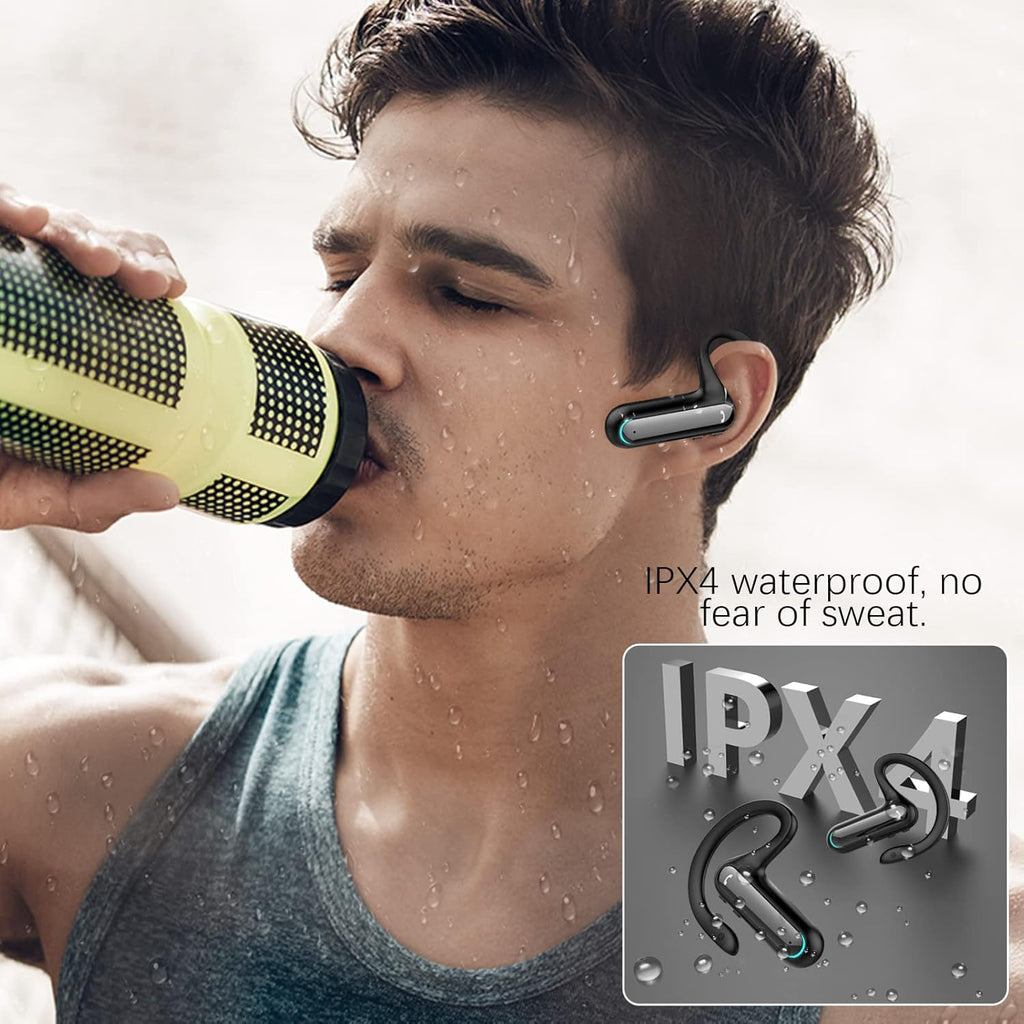 Open Ear Wireless Earbuds with Charging Case, Bluetooth 5.2, Pack of 2 B737206