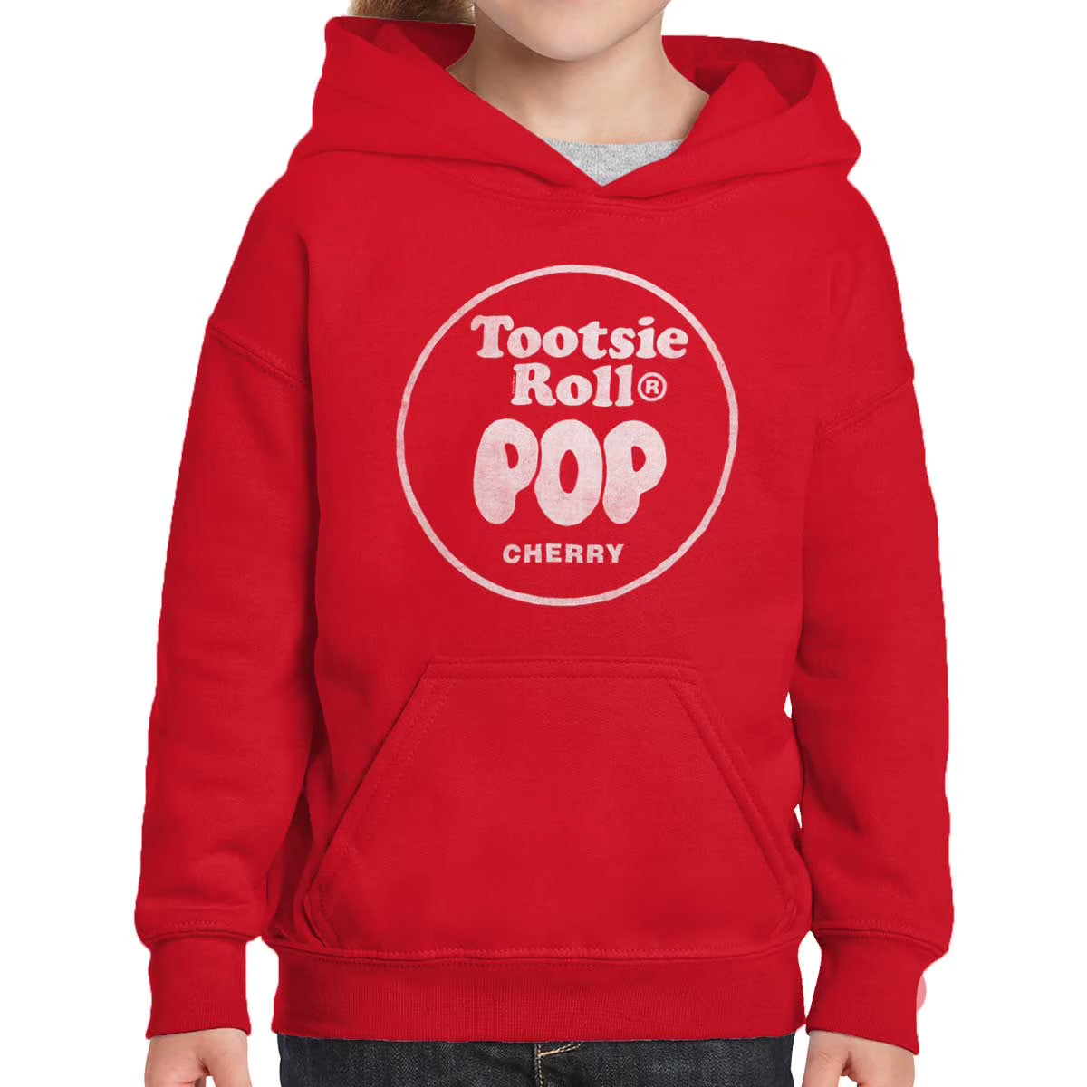 Cherry-Flavored Tootsie Roll Pop Youth Hoodie W667
