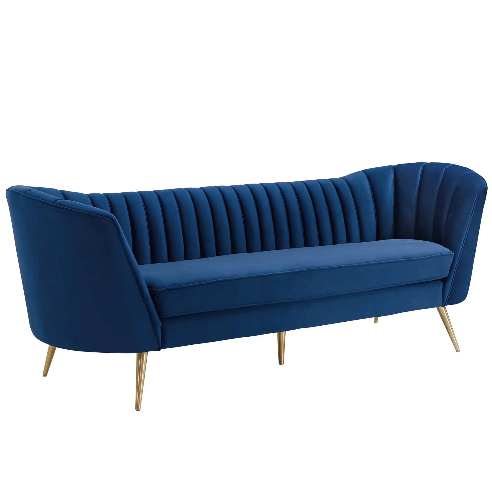 3 Piece Performance Velvet Set in Navy T6300