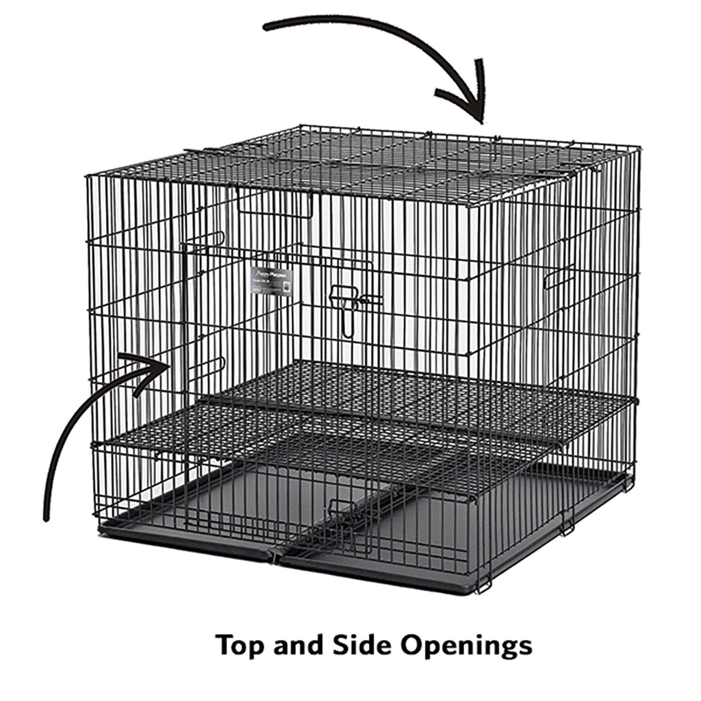 Puppy Playpen with Plastic Pan and Floor Grid S377304
