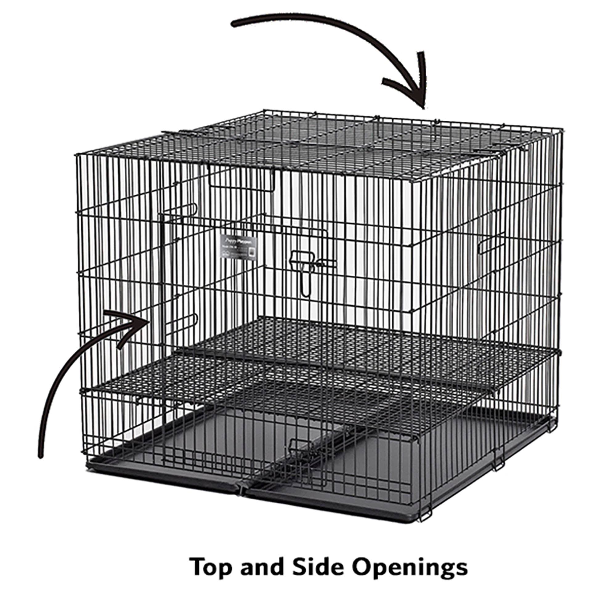Puppy Playpen with Plastic Pan and Floor Grid S377304