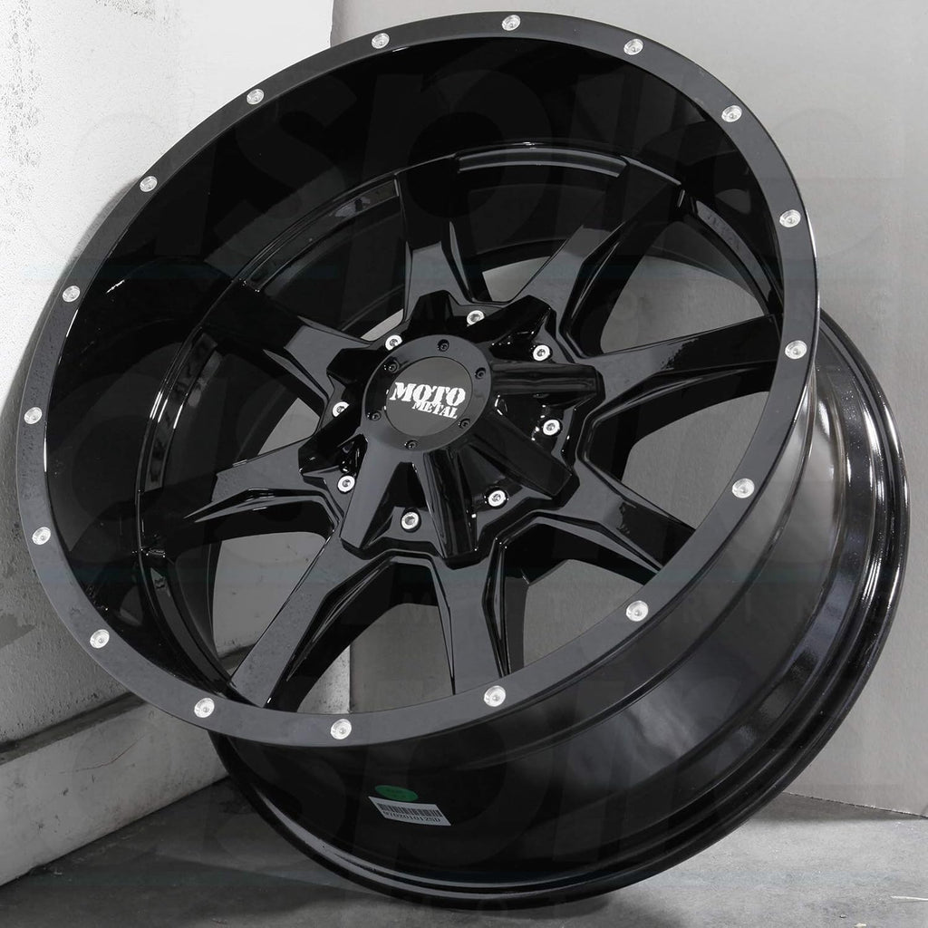 20x10 6x135/6x5.5" -24mm Gloss Black Wheel Rim 20" Inch S57983
