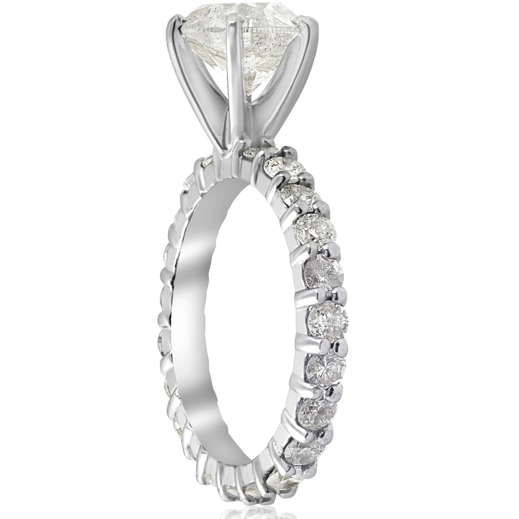 14K White Gold Diamond Eternity Ring Q781