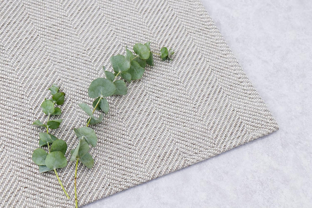 Grey Jacquard Herringbone Dog Pet Washable Carpet G90065