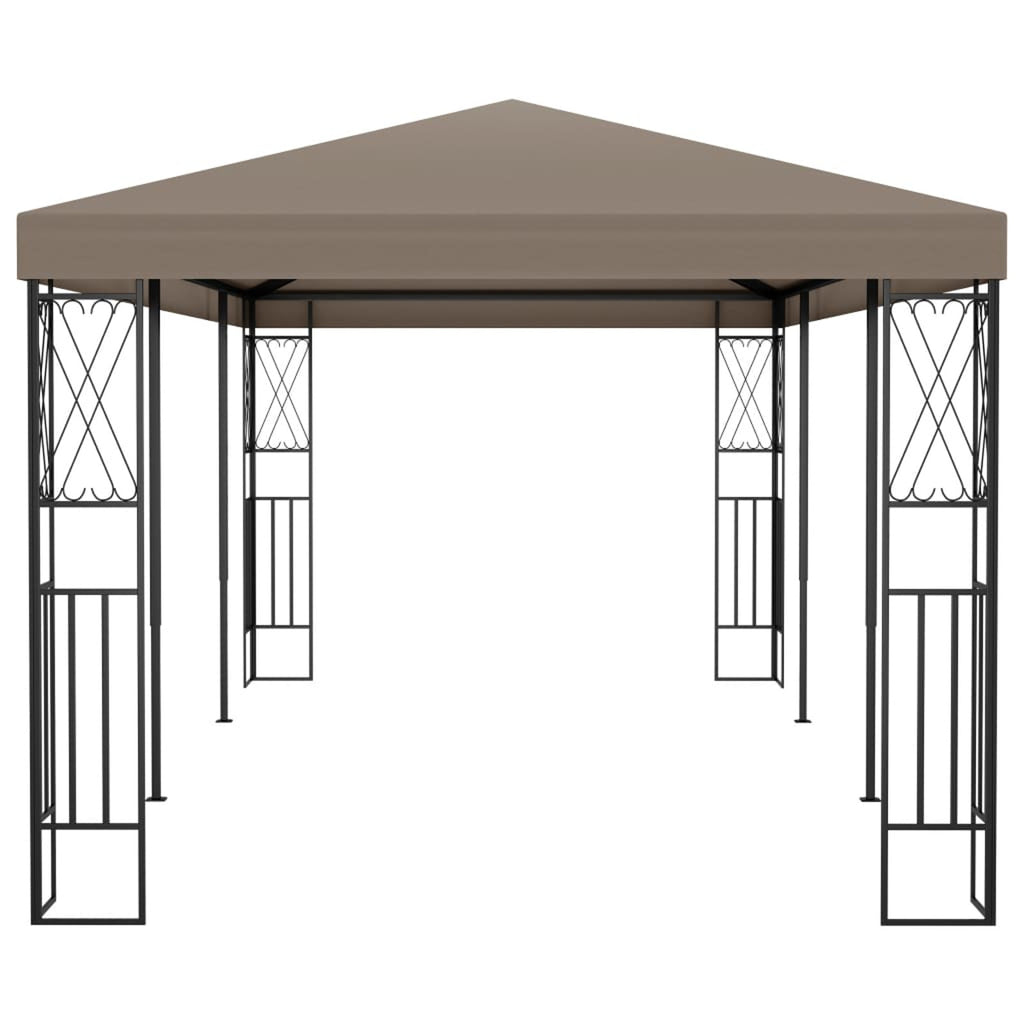 Taupe Fabric Canopy Tent Sun Shelter X186