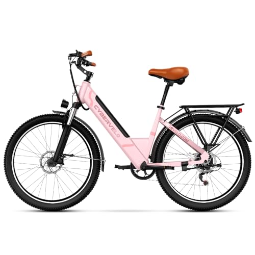 26" Electric Bike with 7-Speed and Removable Battery M214449