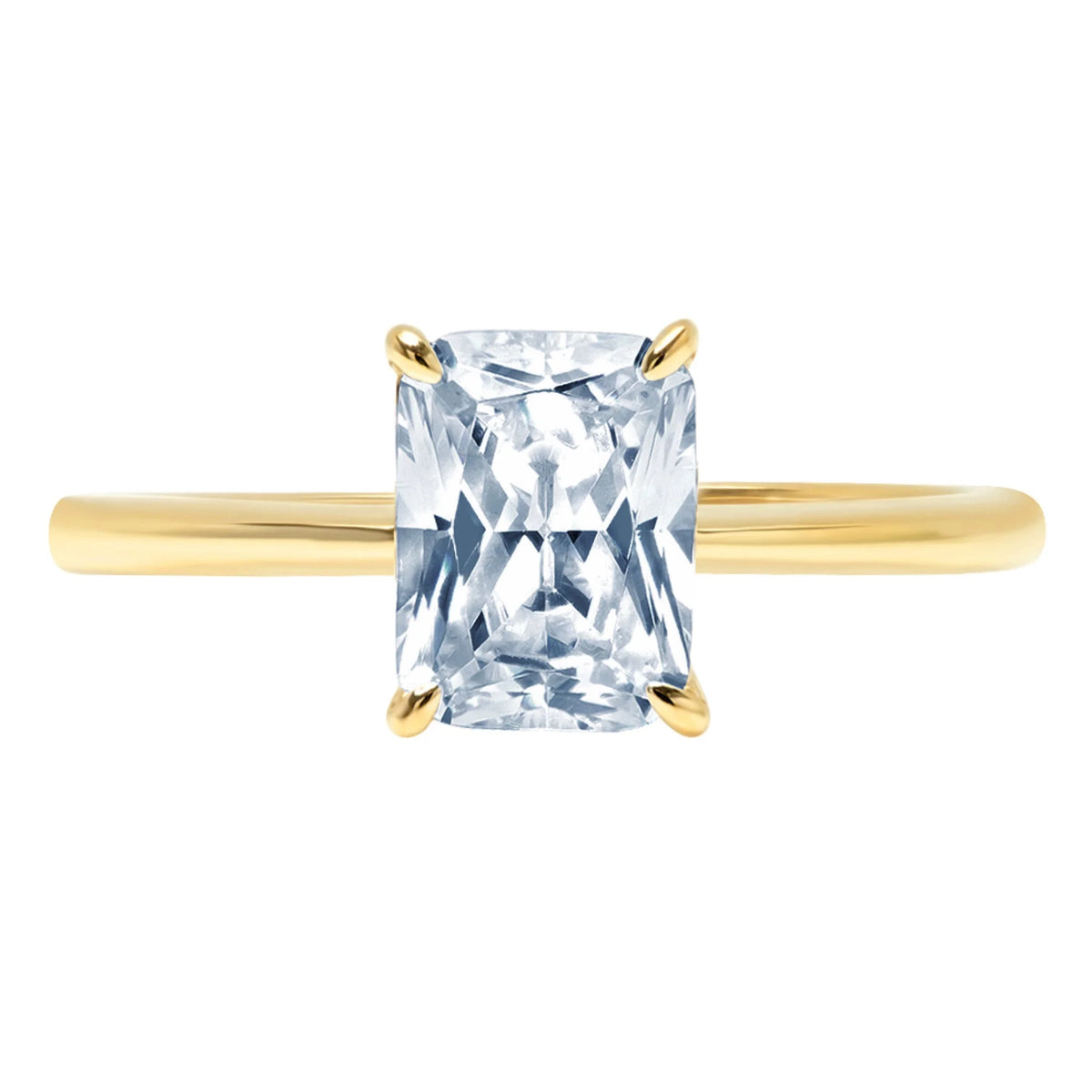 18k Yellow Gold Solitaire Ring U45633