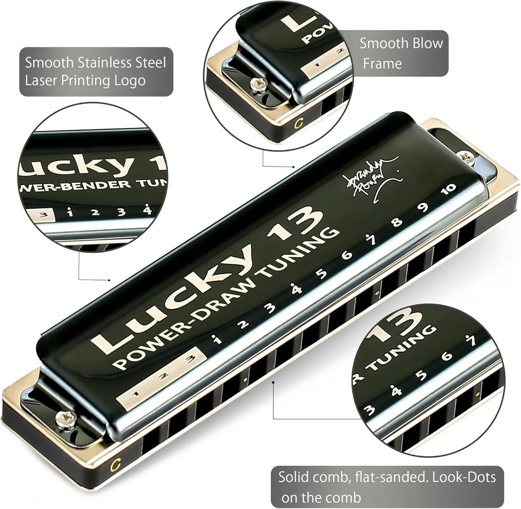 13 Holes Diatonic Harmonica C key K4136