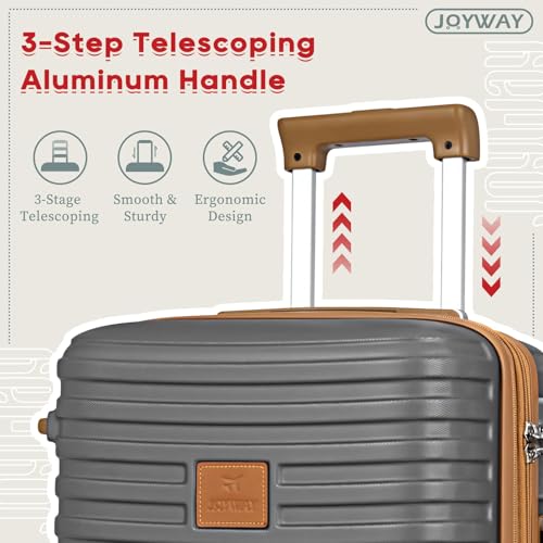 Expandable Carry on Luggage Suitcase with Spinner Wheels F271