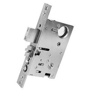 Left Handed Handleset and Knob Entrance Mortise Lock with 2-1/2-Inch Backset, Satin Nickel F2630