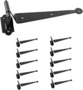 Black Offset Pintle Hinge 11 3/4 Large Cast Iron Pack of 10 J6101