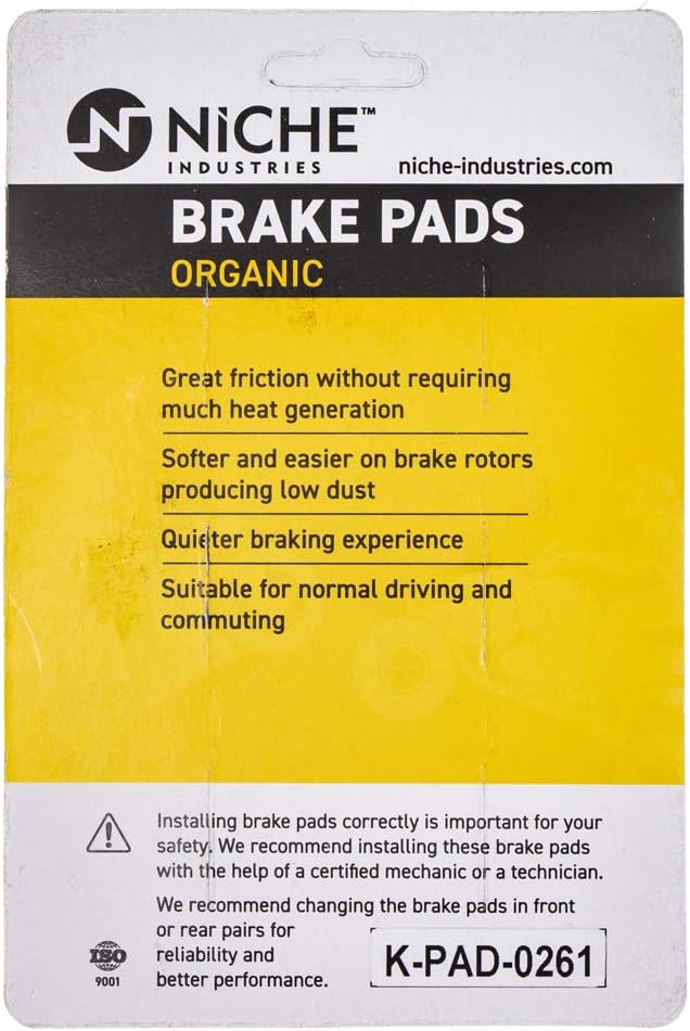 Organic Brake Pad Set Pack of 2 D505