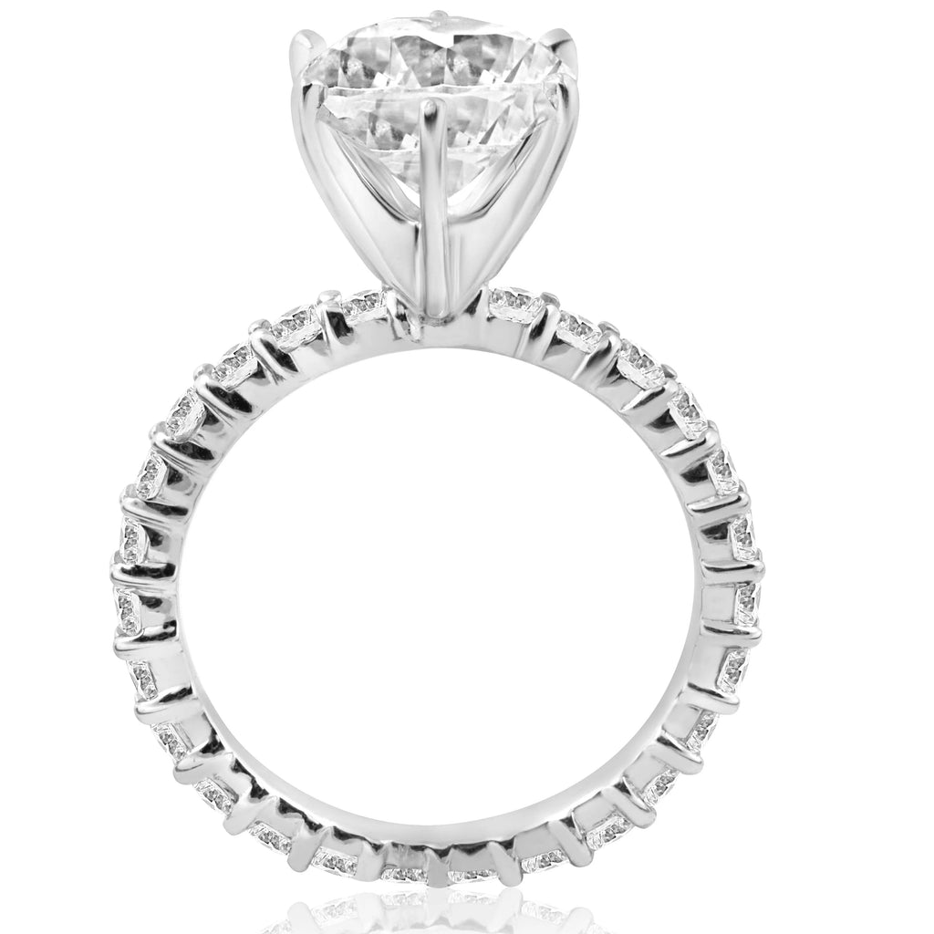 14K White Gold Diamond Eternity Ring Q781