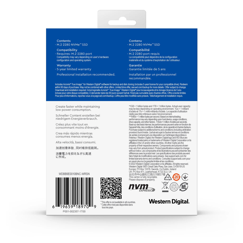 500GB NVMe SSD G111