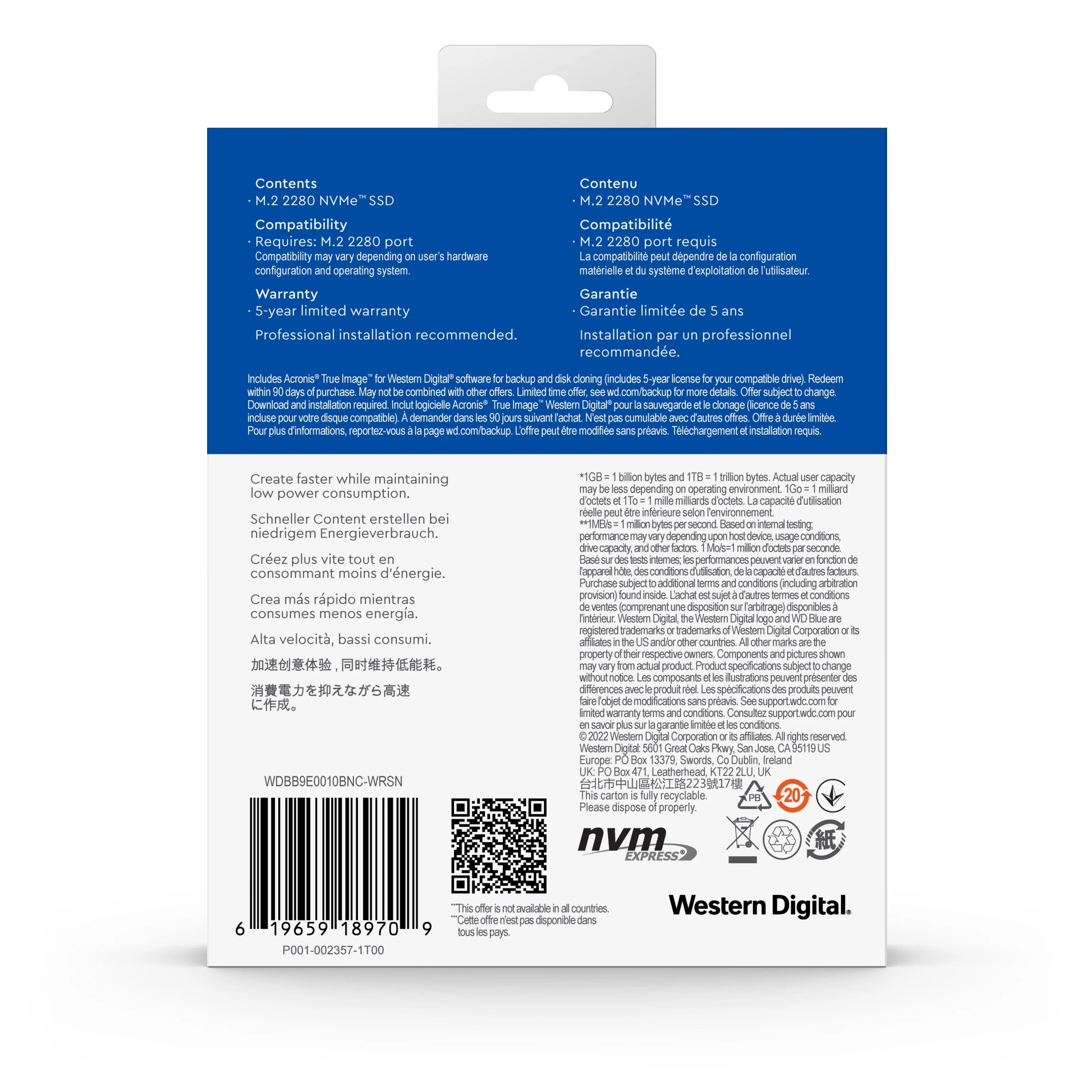 500GB NVMe SSD G111