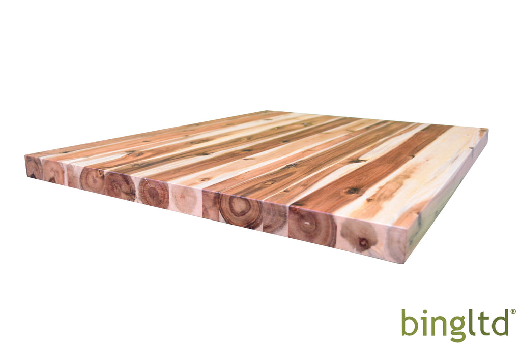 30" L x 24" Rectangular Acacia Butcher Block Countertop P587