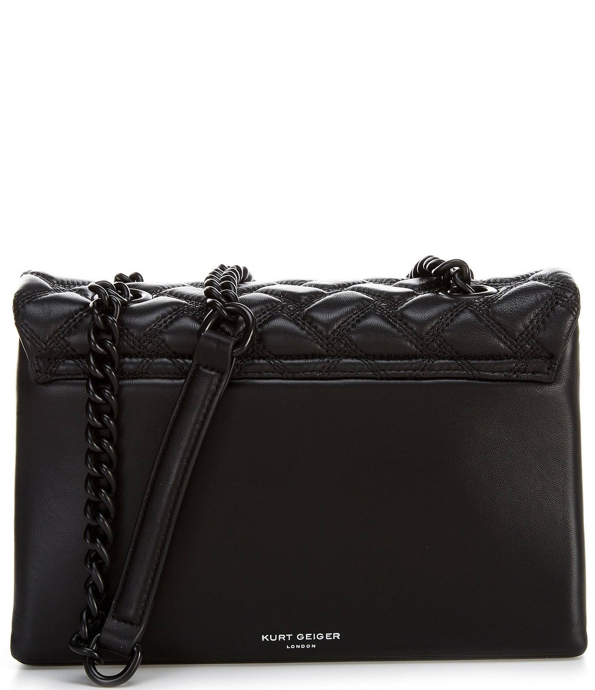 Dark Green Quilted Shoulder Bag U721