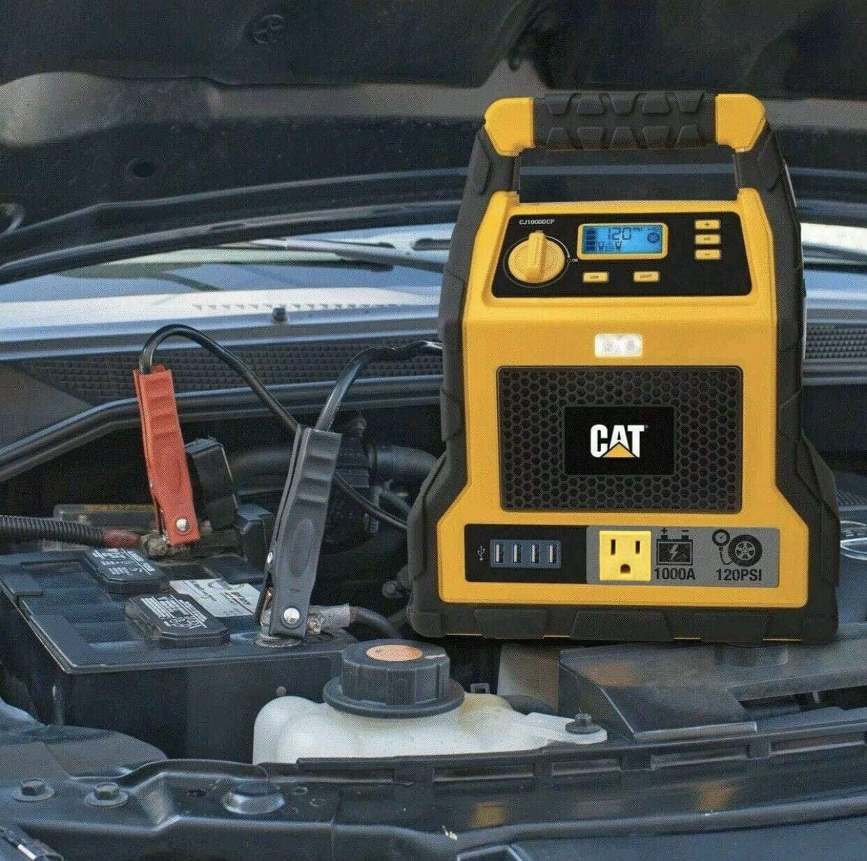 3-in-1 1000Amp Power Station with Jump Starter and Compressor I546