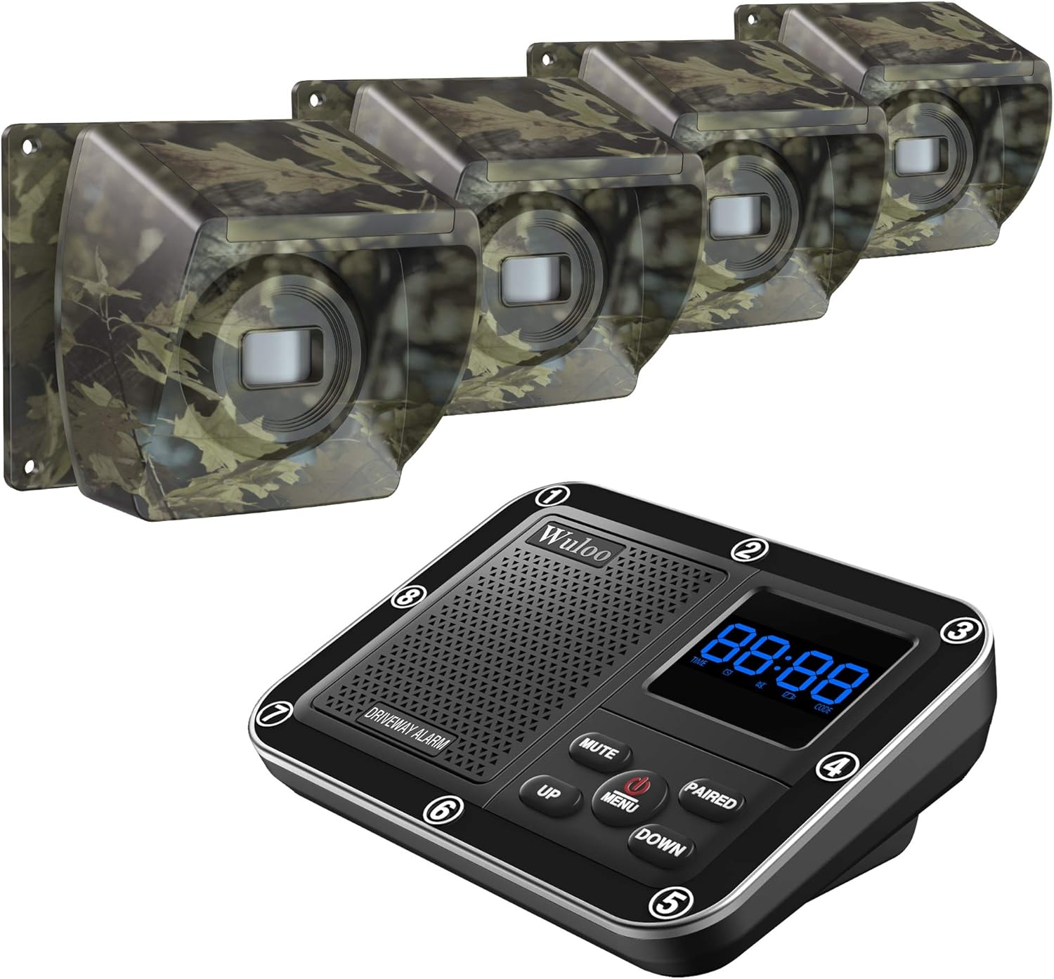1800 Ft Wireless Outdoor Motion Sensor Driveway Alarm System I878220