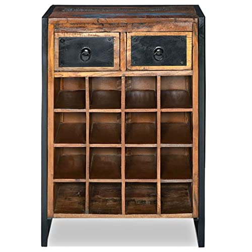 Solid Wood Wine Rack for 16 Bottles D656